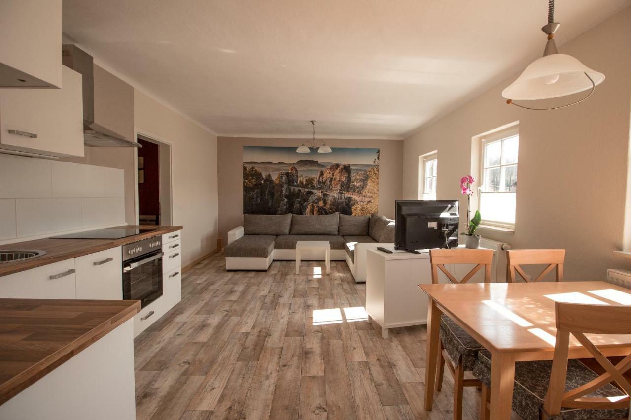 Appartamento Ferienhof Cunnersdorf Kurort Gohrisch Esterno foto